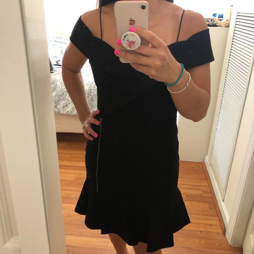Alice and Olivia Black Dress